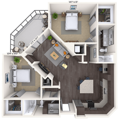 7555 Warren Parkway Studio-3 Beds Apartment for Rent - Photo Gallery 69